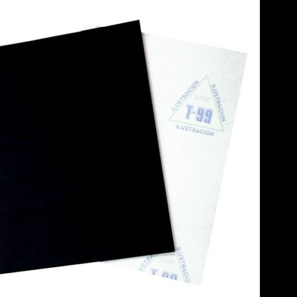 CARTULINA ILUSTRACION 38X25CM.NEGRO T99 PZA